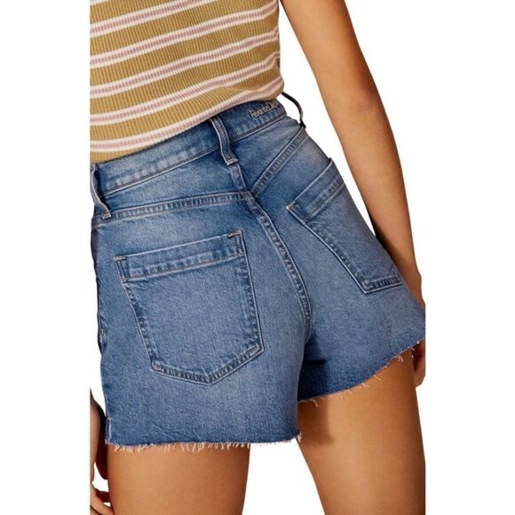 NWT Favorite Daughter The Jordie Super High Waist Cutoff Denim Shorts 34 - Picture 2 of 9